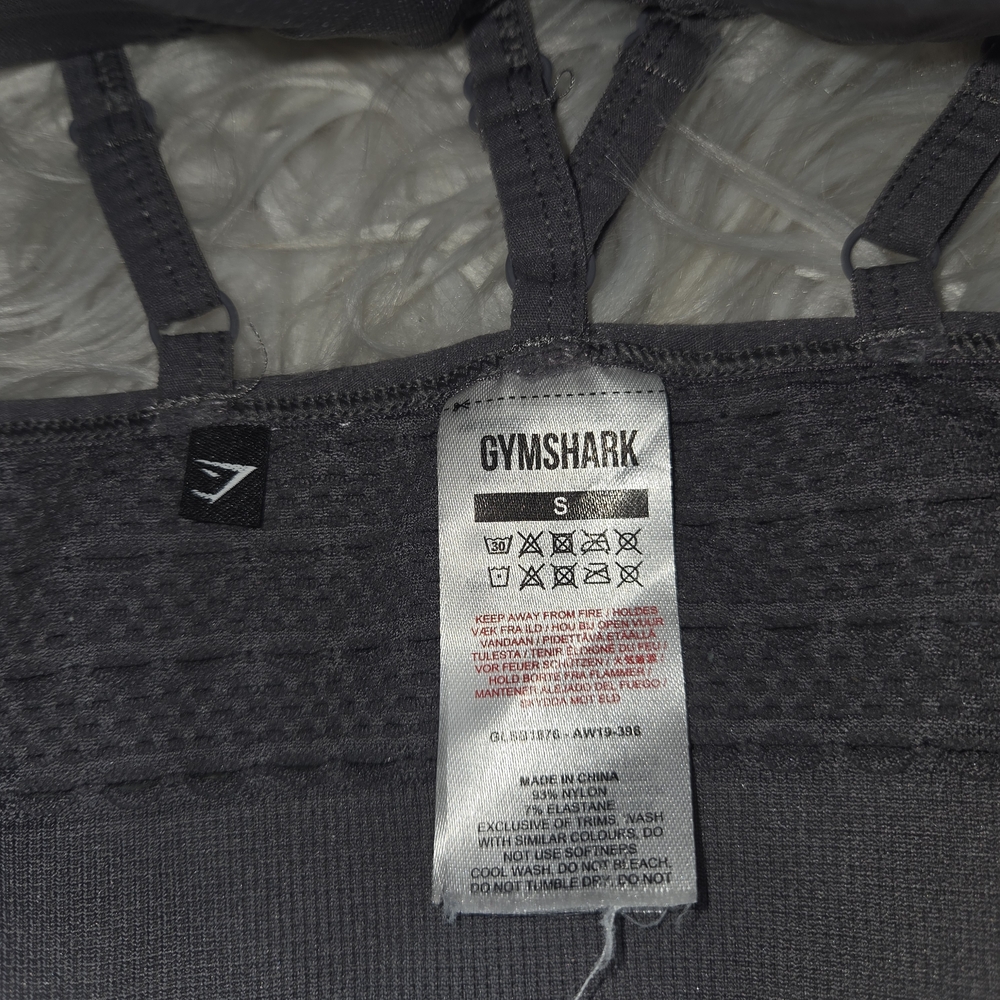 Gymshark Women's Gray Sports Bras - Supportive Activewear , Bundle Of 2 Size S - Picture 9 of 9